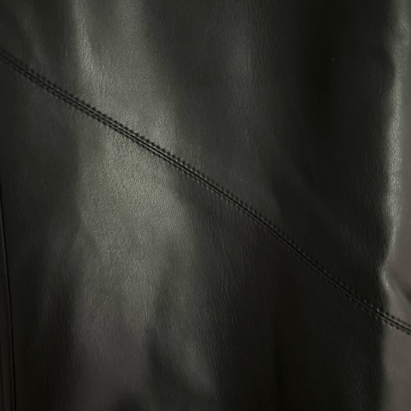 NWOT Free People Love Language Low Rise Vegan Leather Pant. Black. Size: 6 - Picture 11 of 11